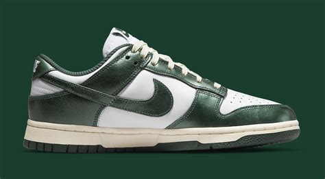 nike dunk low green vintage